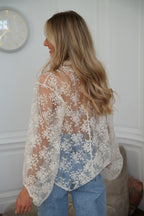 Blouse Brodée - Paula Crème