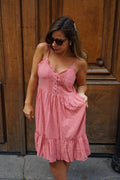 Robe Léonie Bois De - Rose