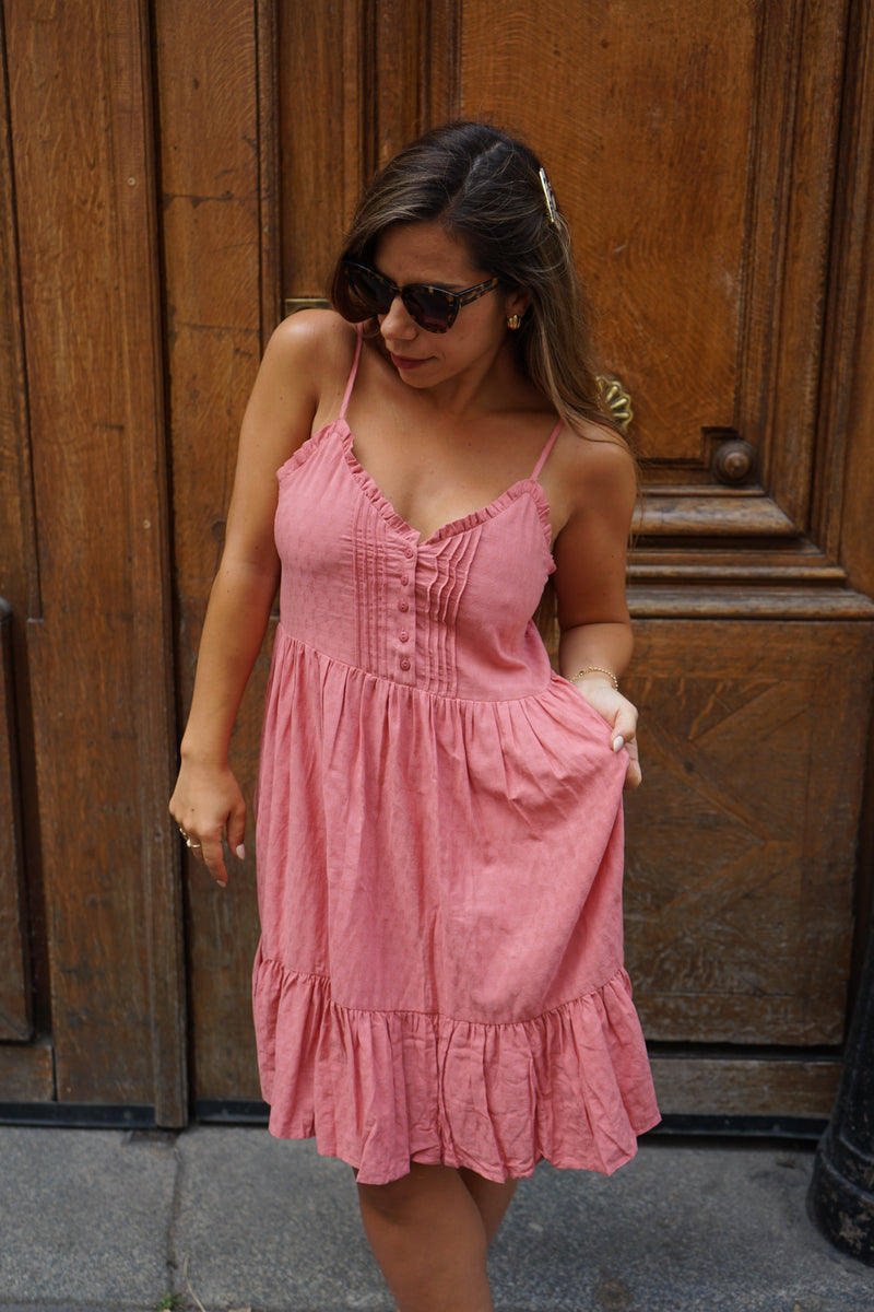 Vestido Léonie Bois De - Rosa