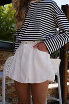 Jupe Short Océane - Blanche