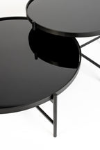 Li - Table Basse - Verre - Noir