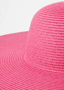 Hat Parma Oversized Straw Hat - Pink - Women