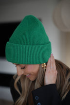 Aveline Verde - Gorro Suave