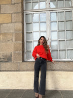 Anna orange-red jumper
