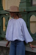 Blouse Dos Nu Lorena - Blanche