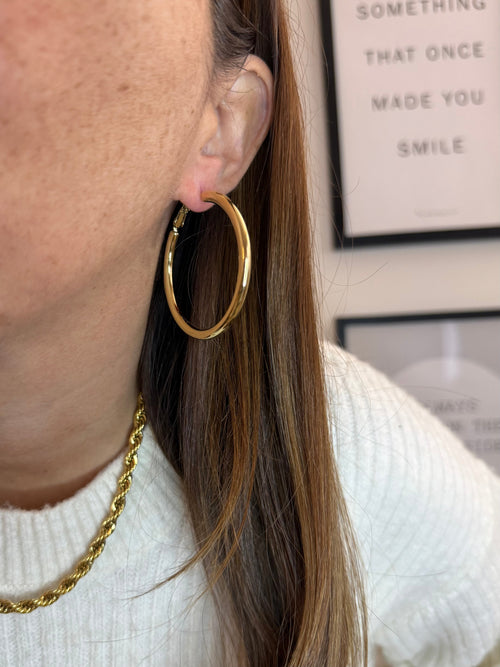 Boucles D'Oreilles Creolia - Doré Ou Argent