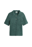 Polo Manches Courtes - Vert De Gris - Femme