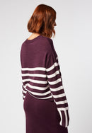 Pull Oversized Raye - Violet Aubergine - Femme