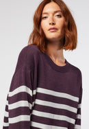 Pull Oversized Raye - Violet Aubergine - Femme