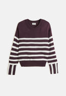 Pull Oversized Raye - Violet Aubergine - Femme