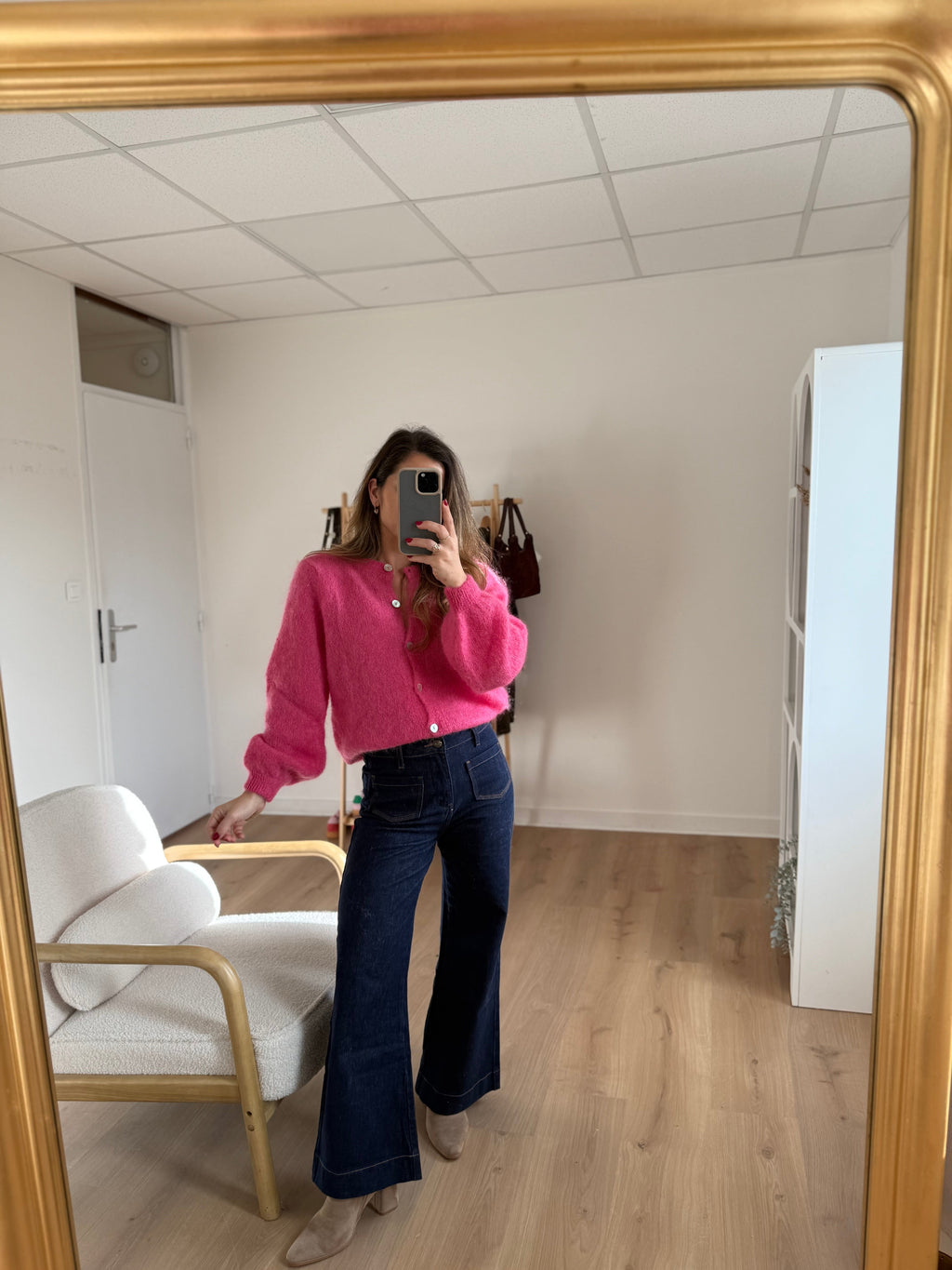 Bianca Candy Pink Wool Knit