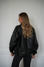 Black Ivy - Chaqueta de piel sintética
