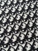 Foulard Christian Dior – Modèle Monogramme Noir