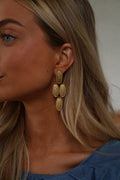 Boucles D’Oreilles Acier - Nat Dorées