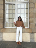 Jean cropped broderies Lola