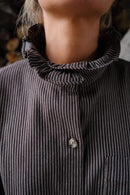 Surchemise Lou Rayure Marron