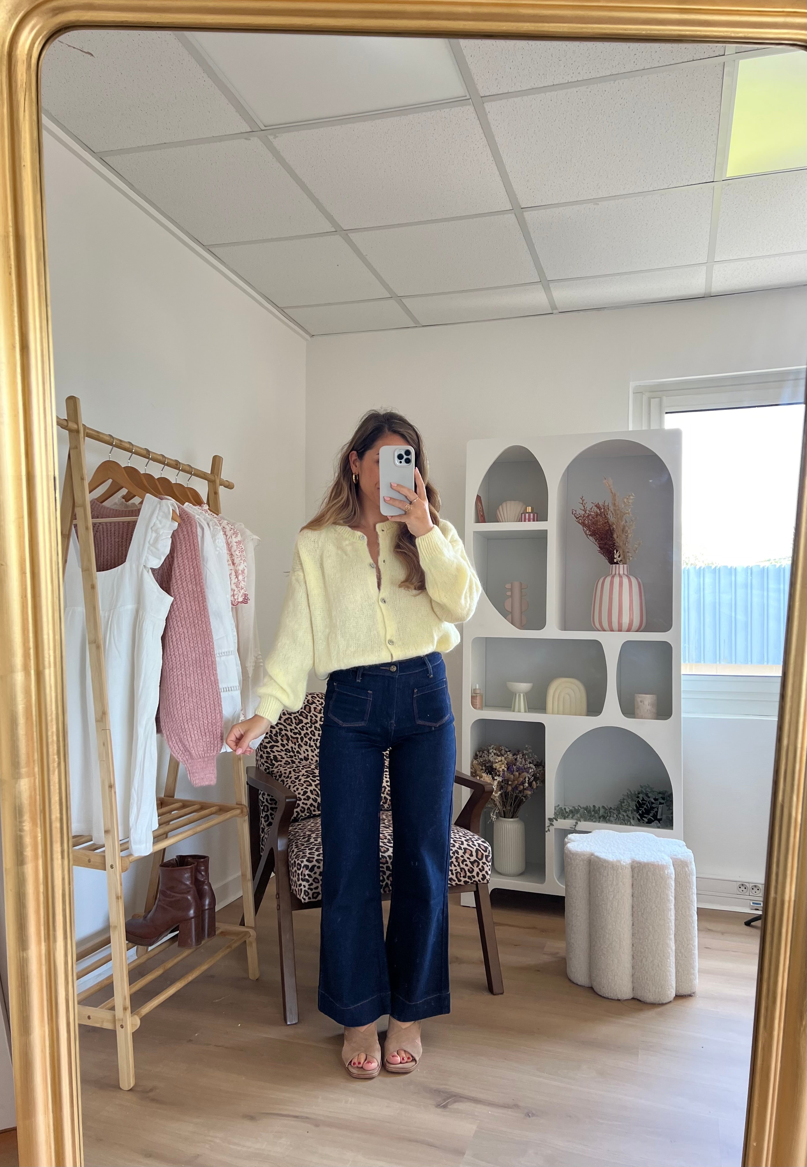 Maille En Laine Léonie Light Yellow