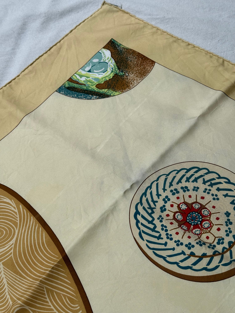 Foulard Hermès – Modèle Sulfures Et Presse-Papiers Ii
