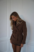 Olivia Brown - Wool Blazer Jacket