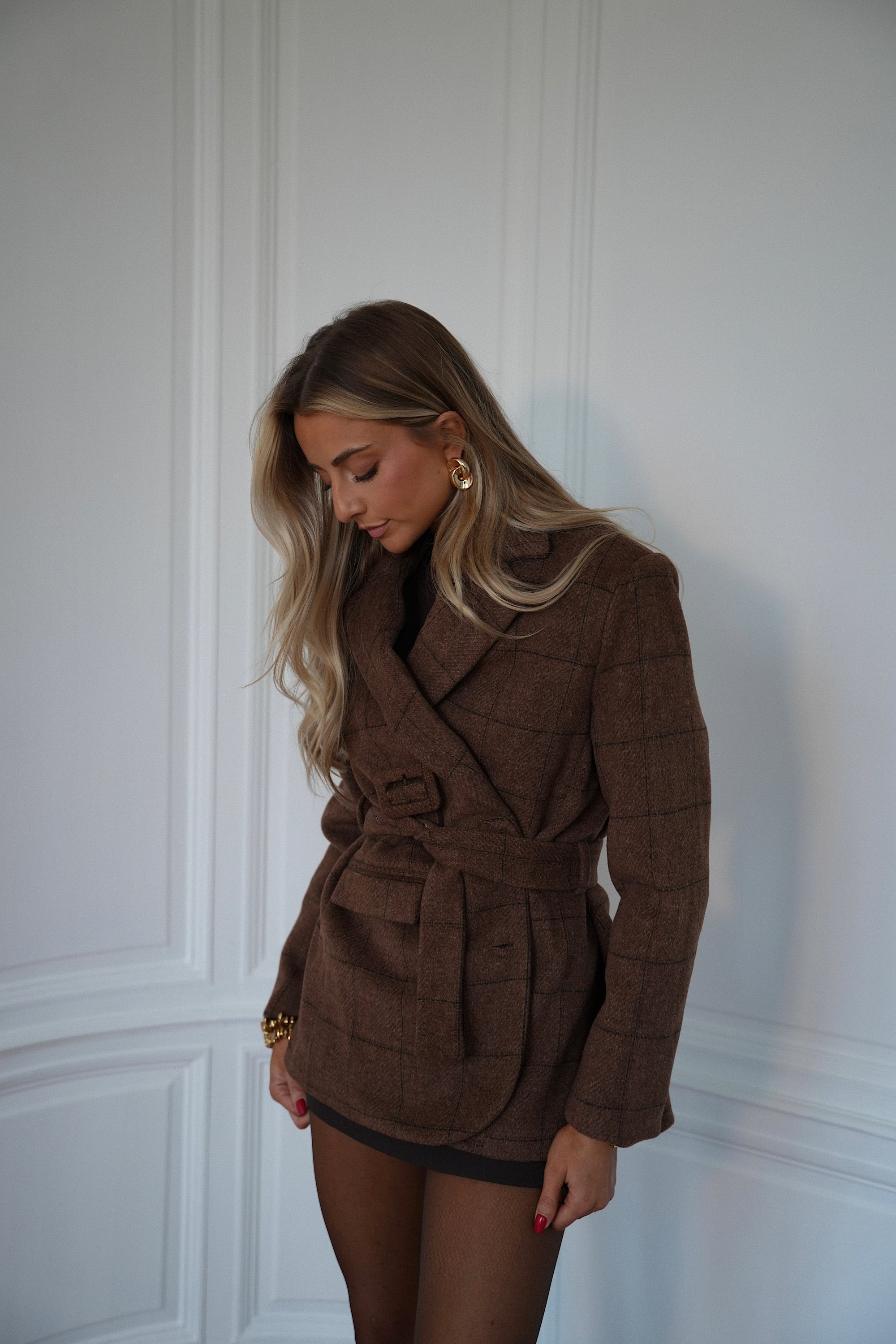 Olivia Brown - Wool Blazer Jacket