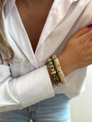 Lot De 2 Bracelet Gemini - Beige