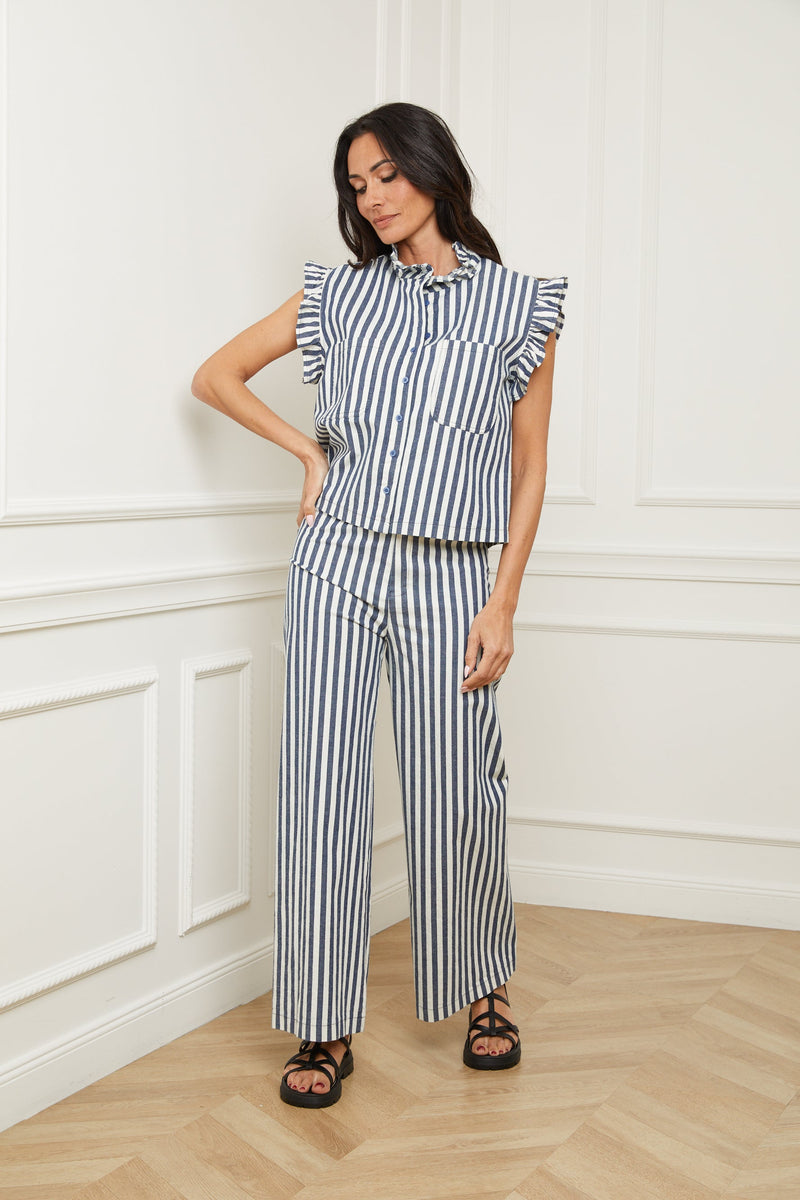 Chemise Tim - Blanc/Bleu