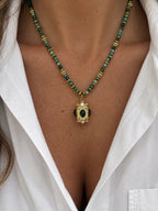 Collier Hena - Pierres Naturelles - Plusieurs Couleurs Disponibles