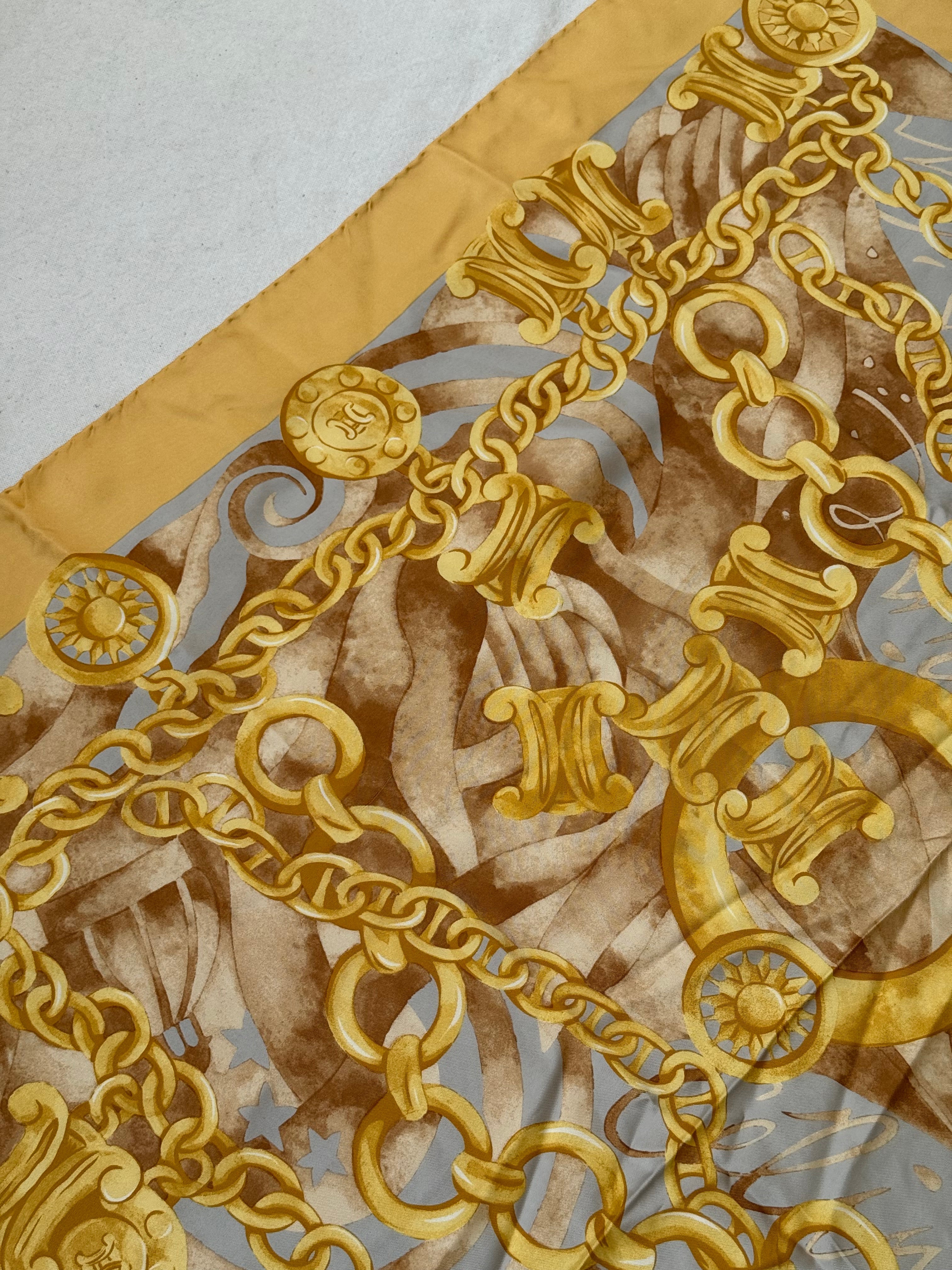Bufanda Céline – Cadenas Y Medallones