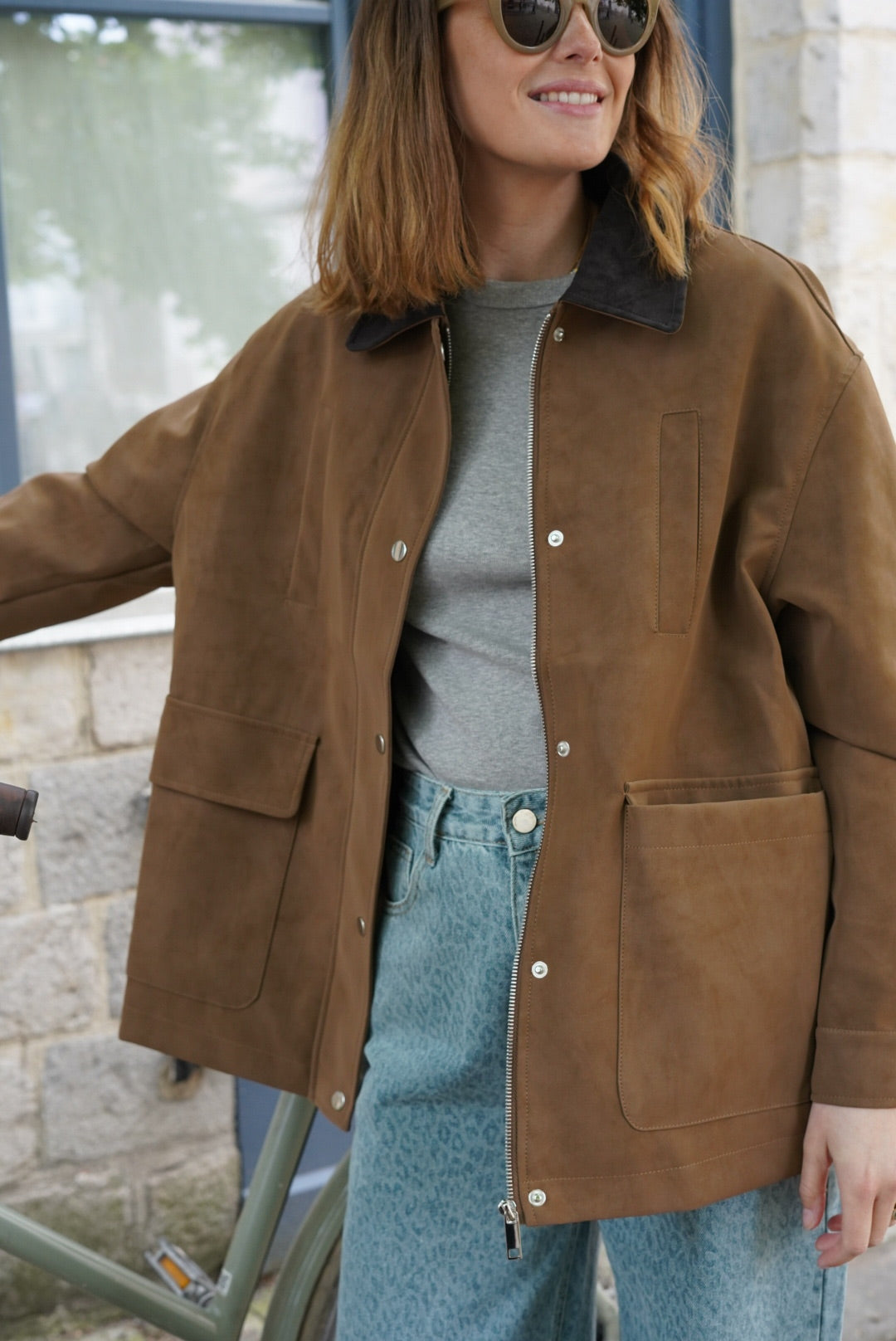 Faustine Taupe Jacket
