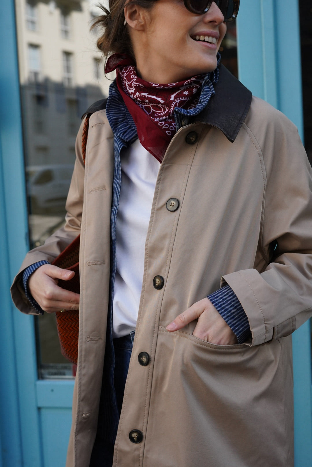 Emma Mid-Long Beige Jacket