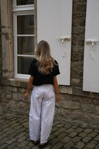 Pantalon Clouté Yola - Blanc