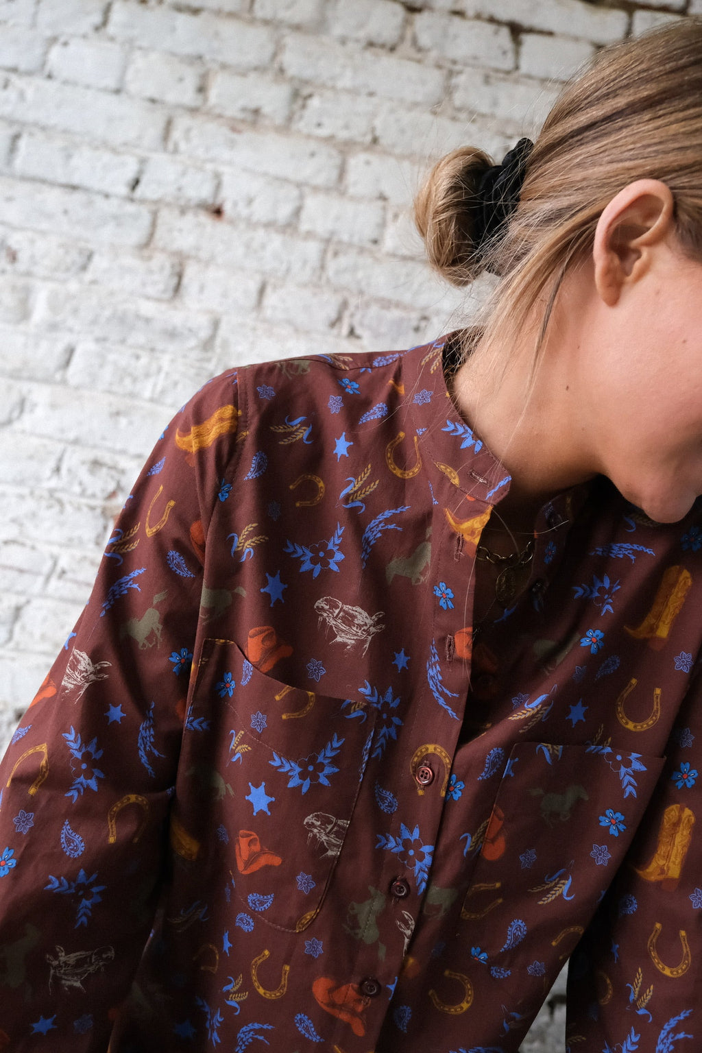 Maria Cowboy Brown Shirt