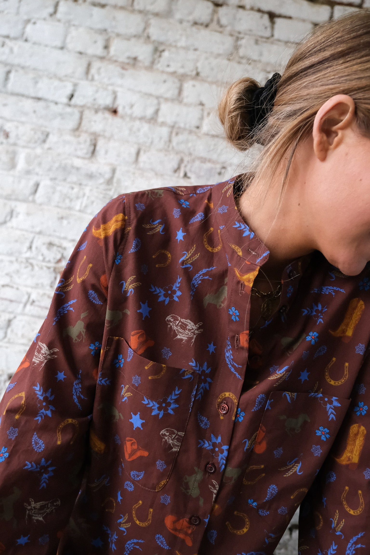 Maria Cowboy Brown Shirt