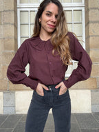 Camisa burdeos Alice