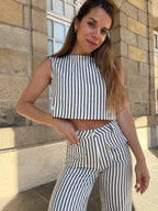 Pantalón Rayas Marineras Azules