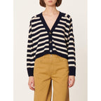 Cardigan Emmanuelle - Marine/Ecru