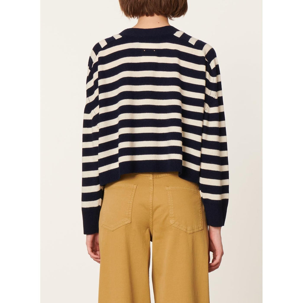 Cardigan Emmanuelle - Marine/Ecru