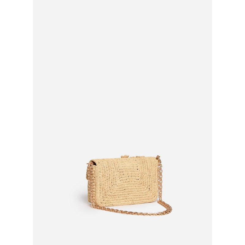 Petit Sac Moon En Raphia - Naturel