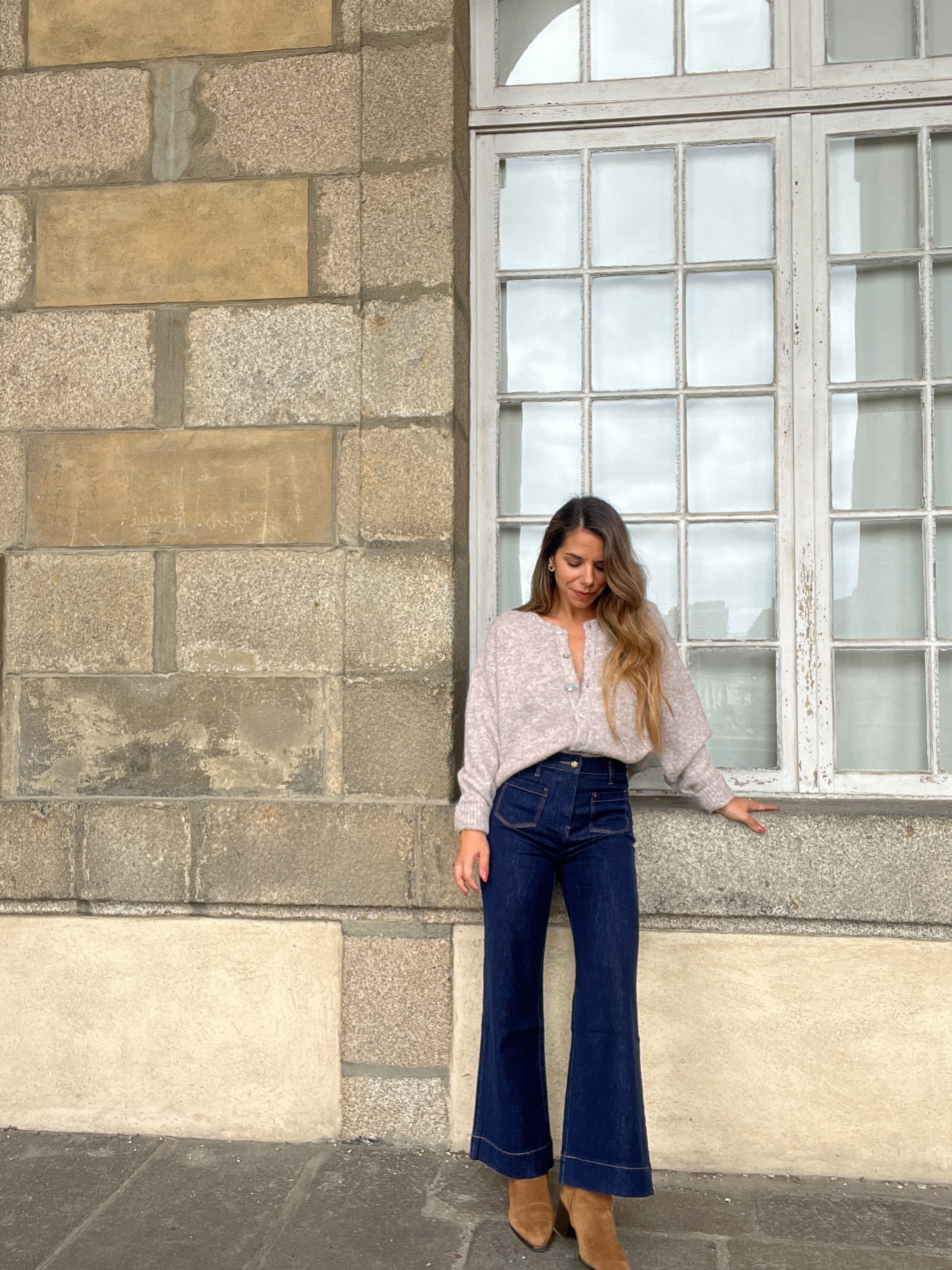 Charlie Taupe Cardigan