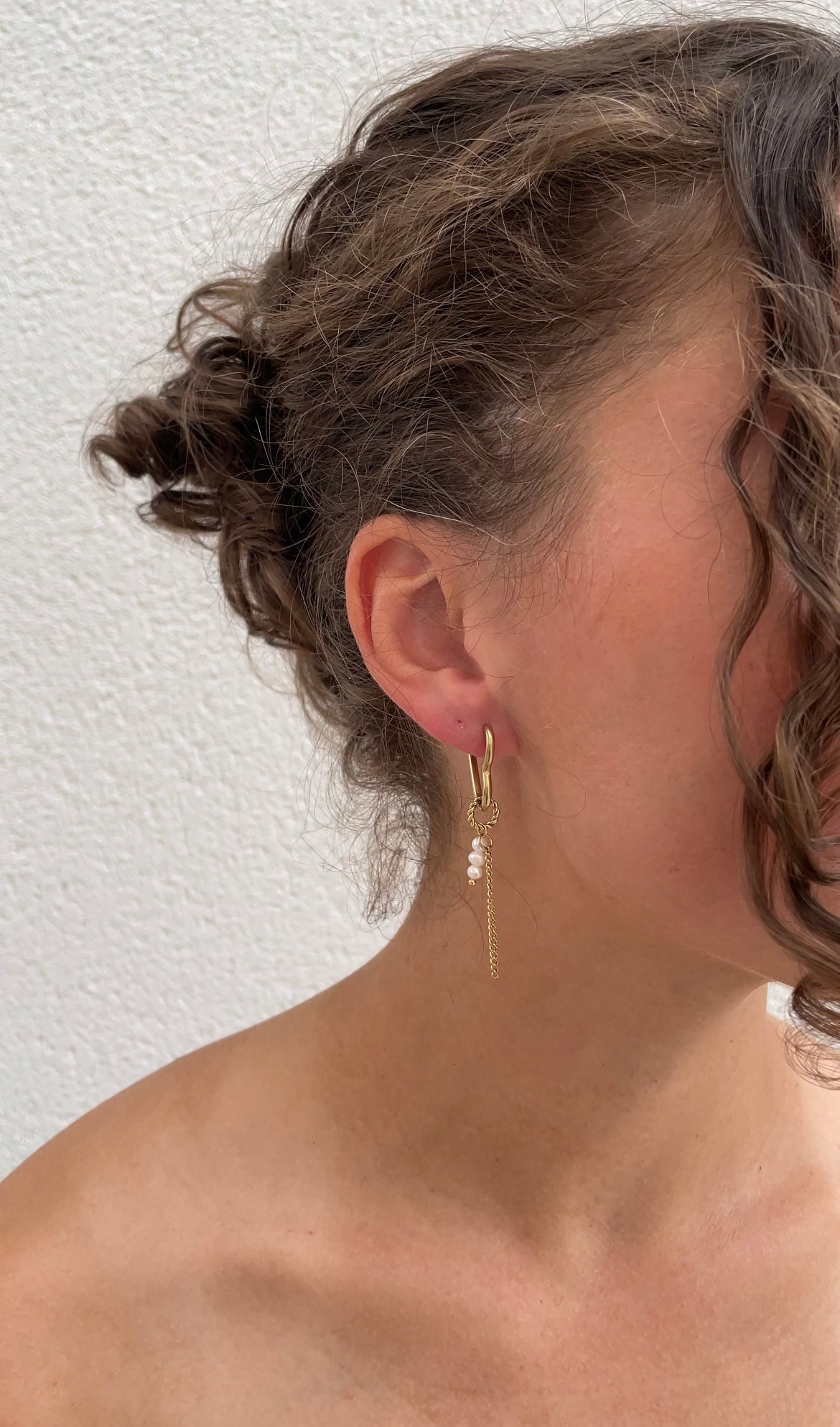 Pendientes de corazón asimétricos
