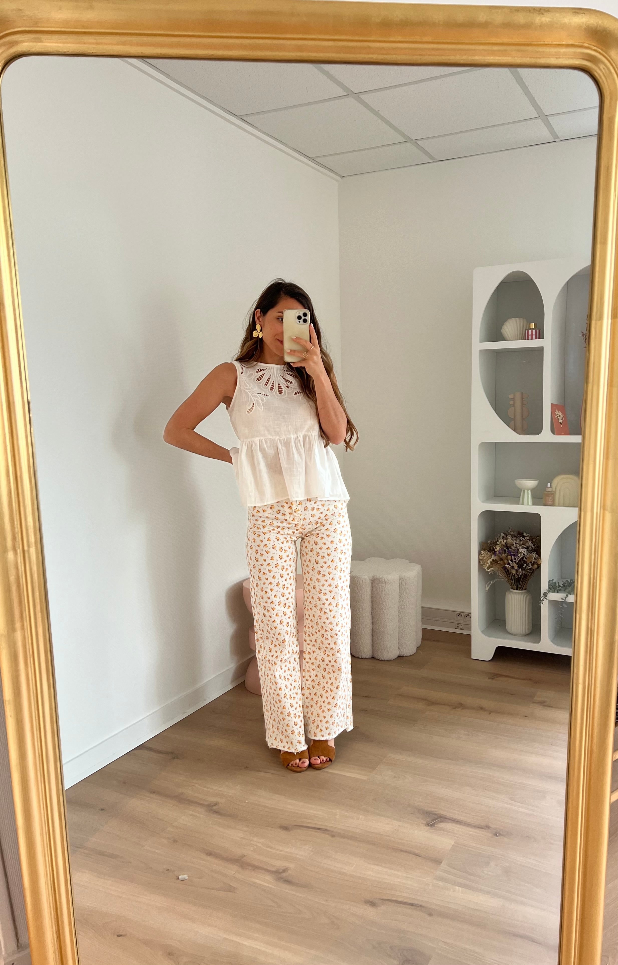 Jean Flare À Fleurs Maria