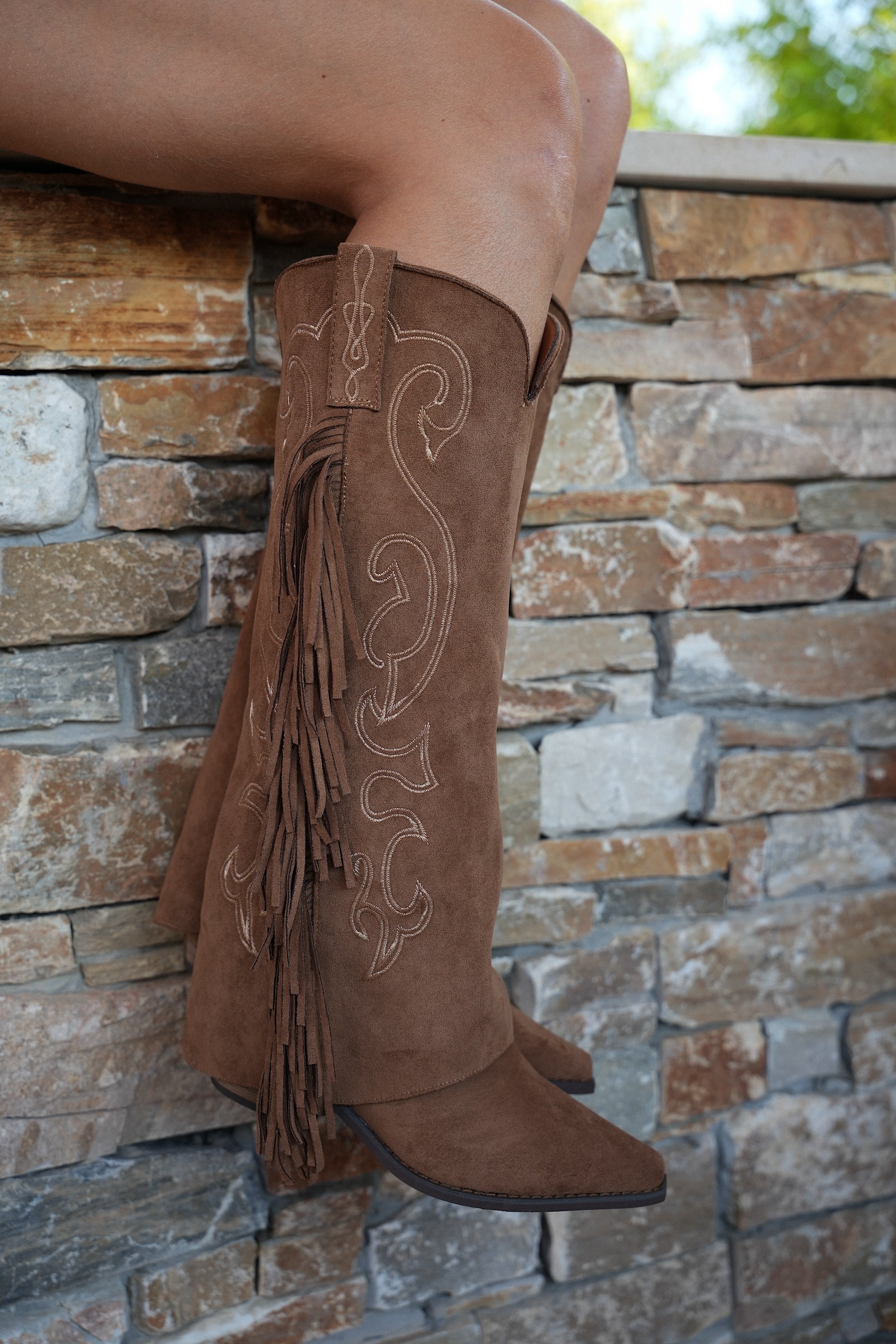 Bottes Santiags Janis - Taupes