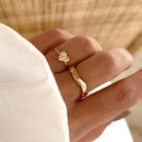 Anillo “Faustine” Chapado en Oro