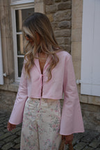 Blouse Courte Cally - Rose