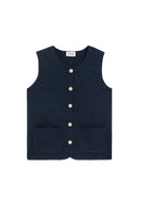 Gilet Sans Manches Milano - Bleu Denim - Femme