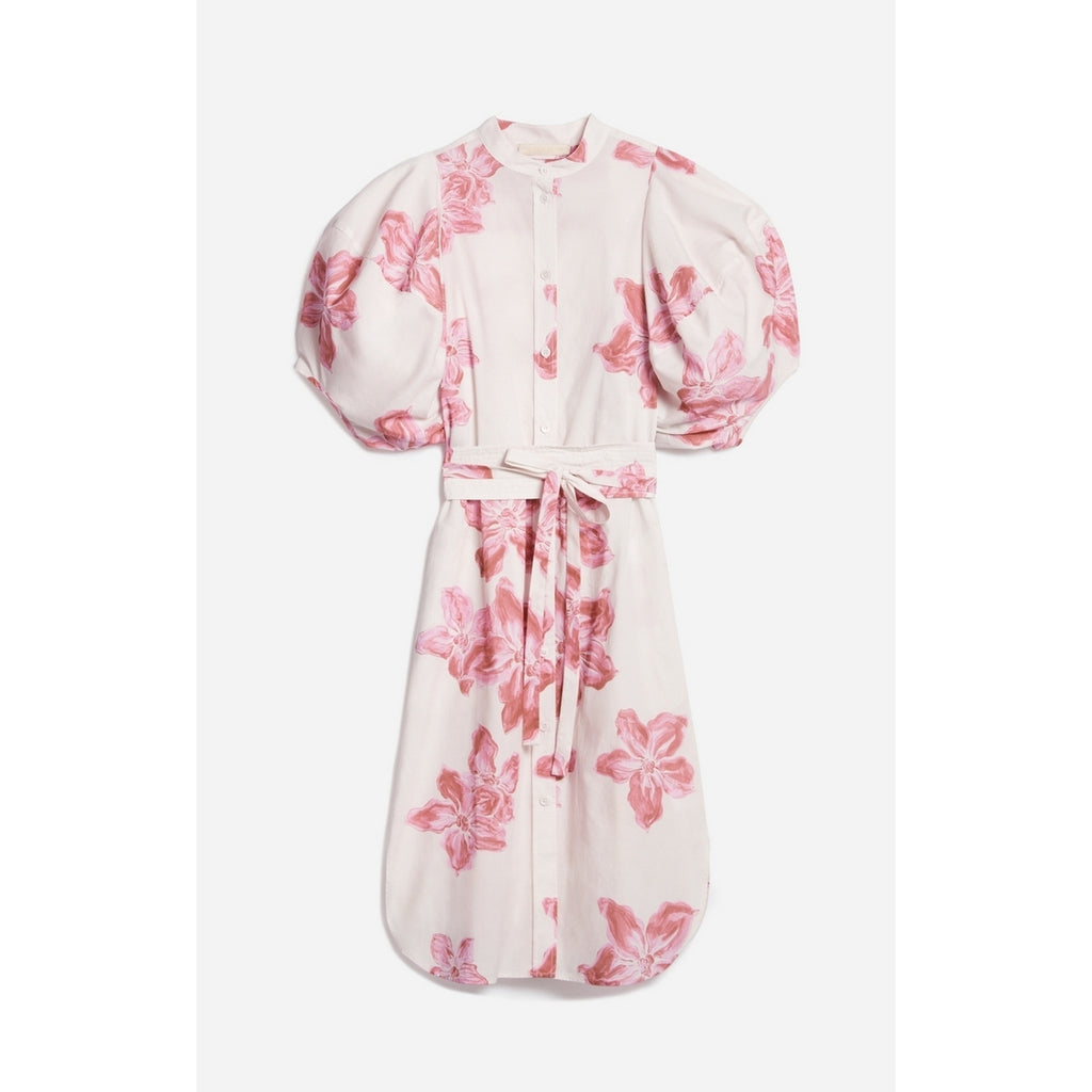 Robe Boutonnee Flora - Quartz