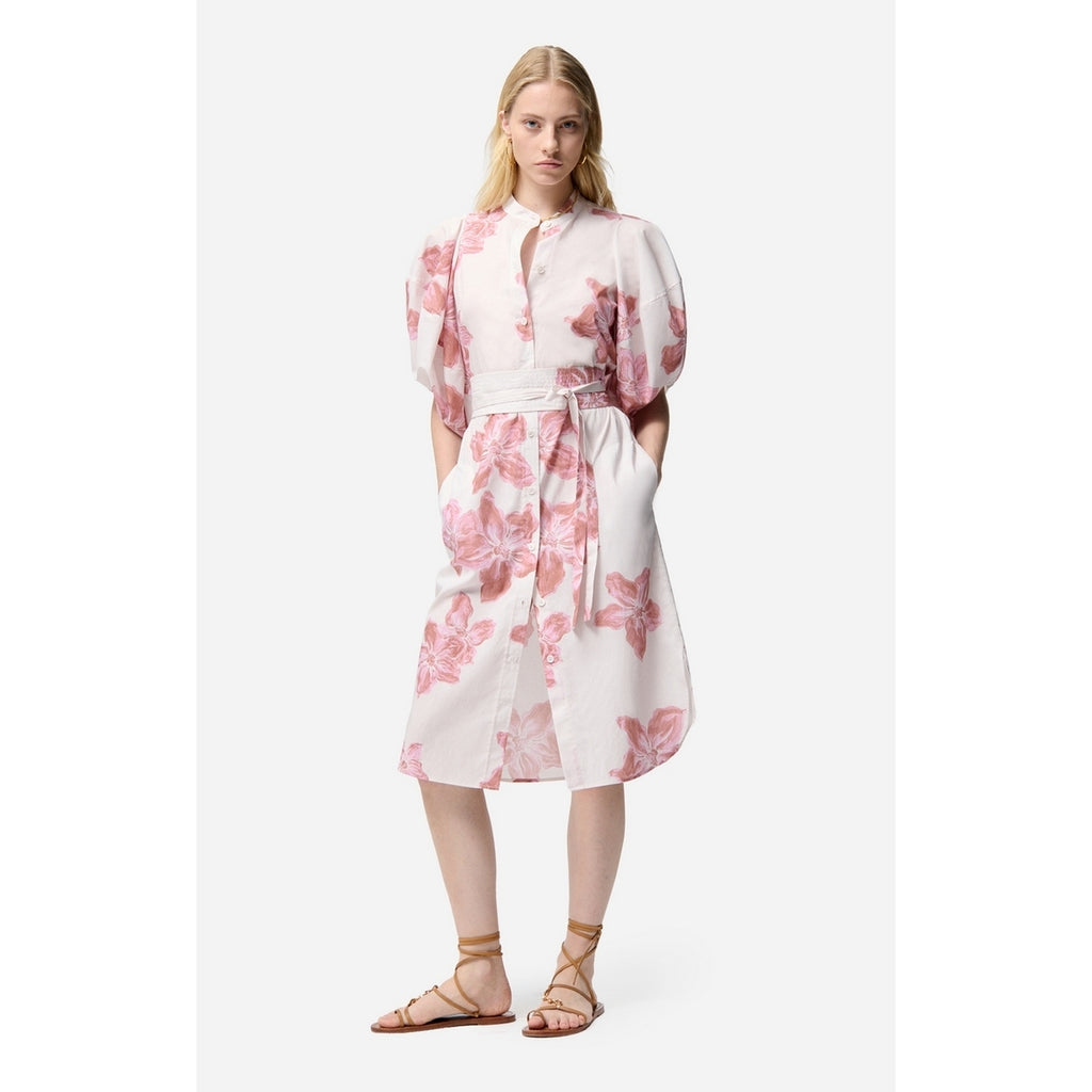Robe Boutonnee Flora - Quartz