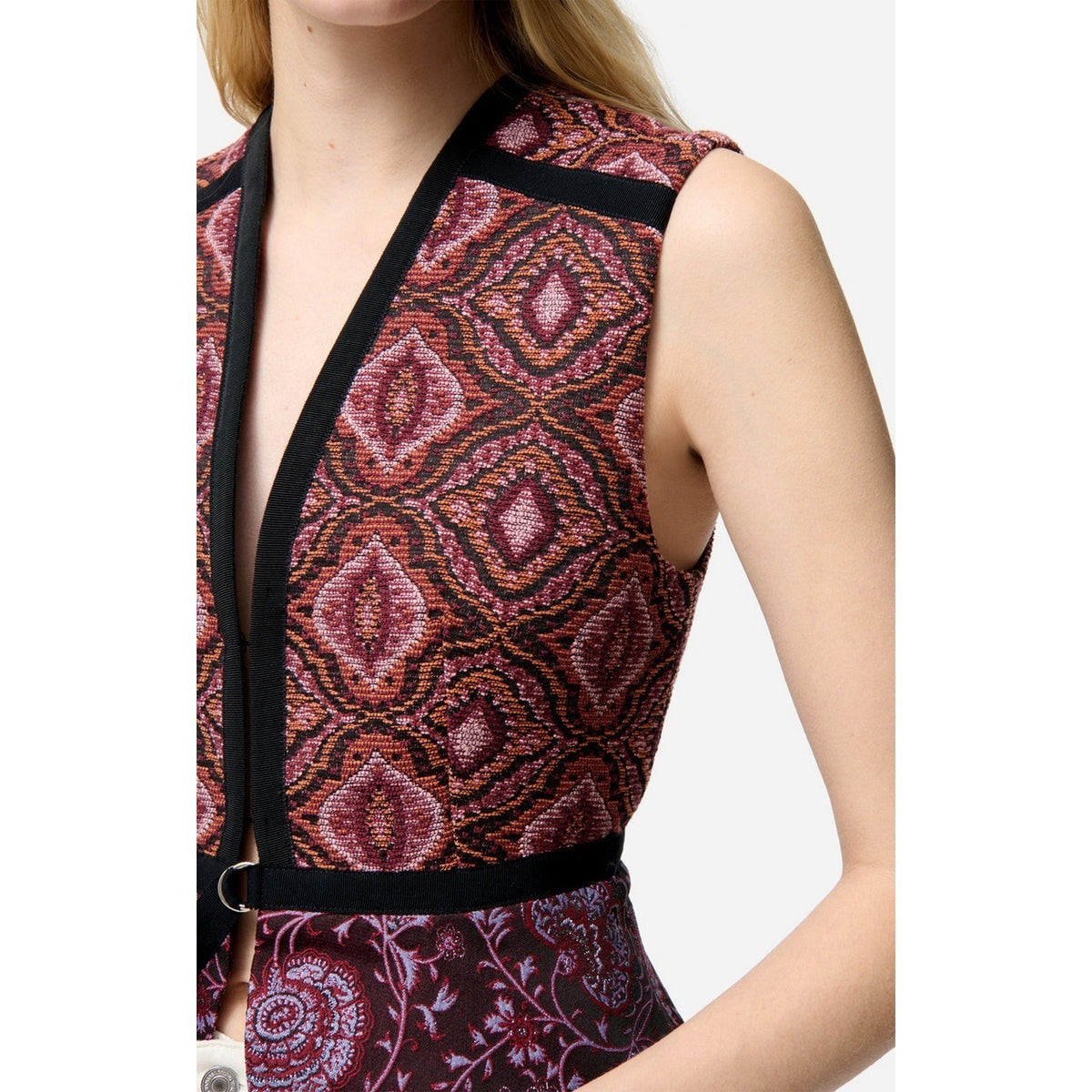 Gilet Filipo - Multico/Rose