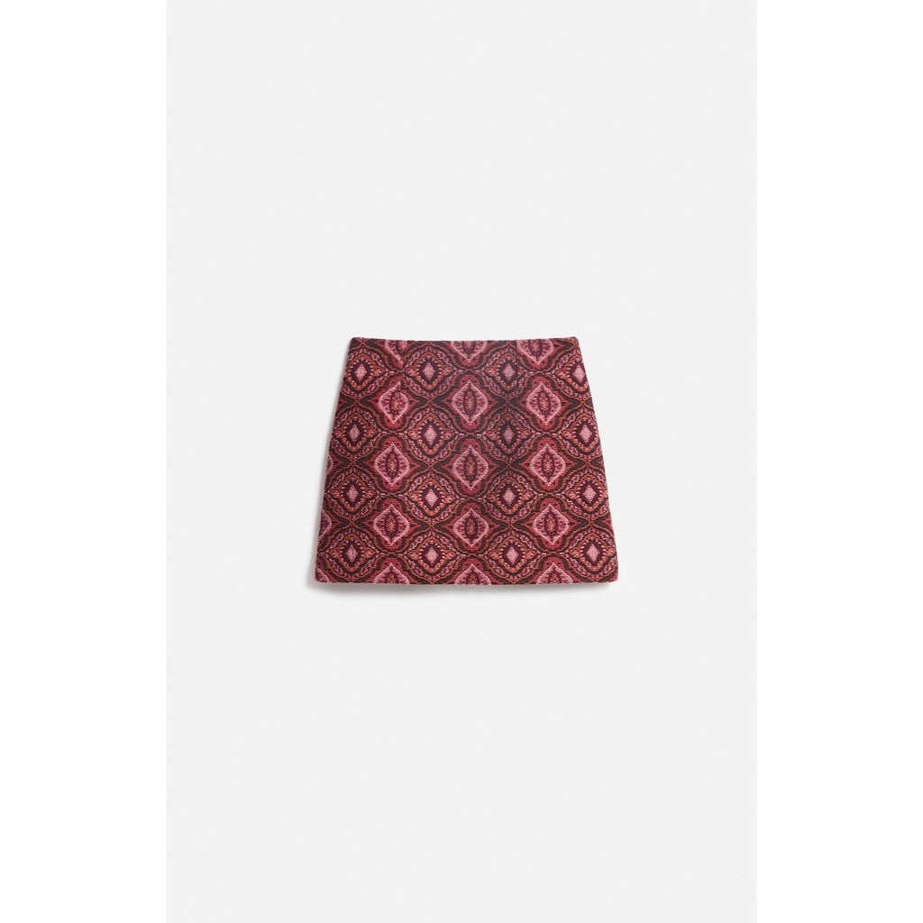 Jupe Courte Fall - Multico/Rose