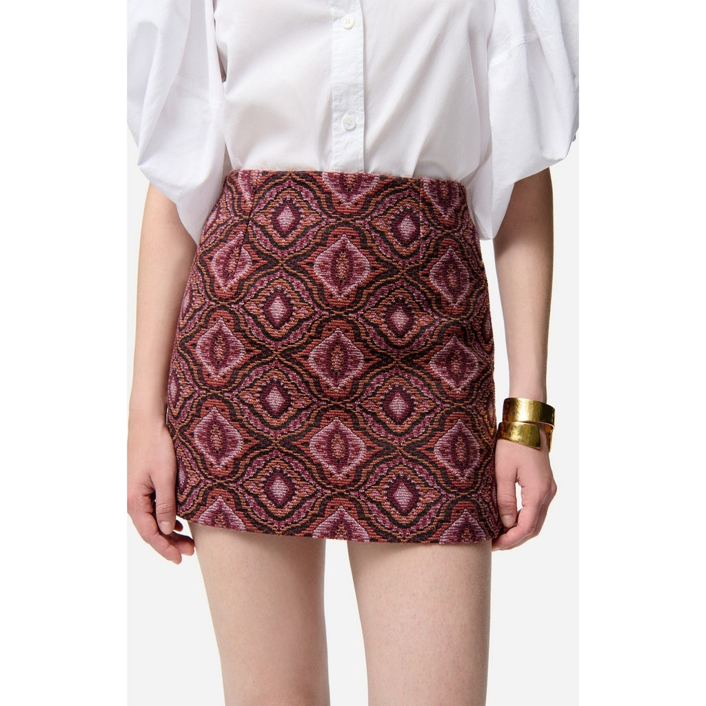 Jupe Courte Fall - Multico/Rose